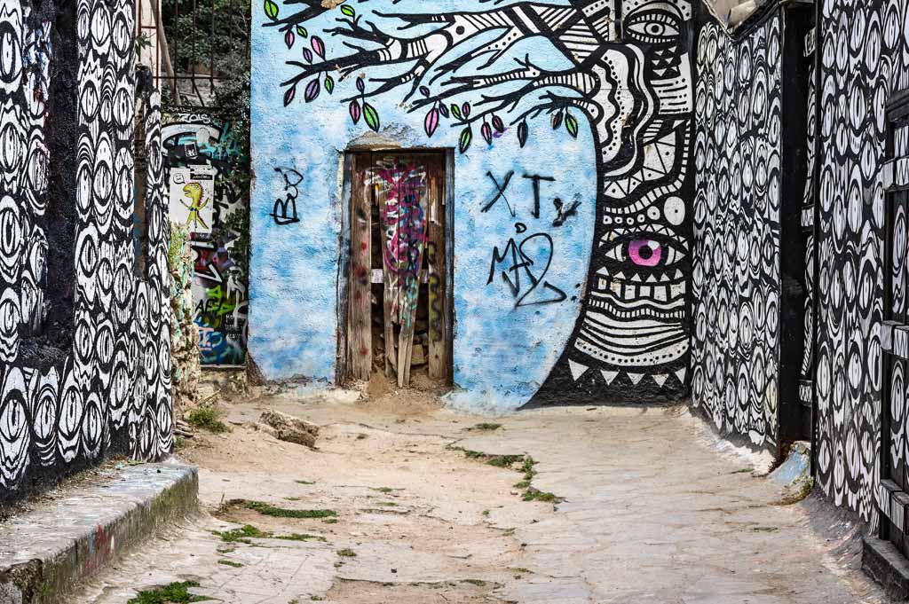 Athens-Grafitti by Sheila Coates