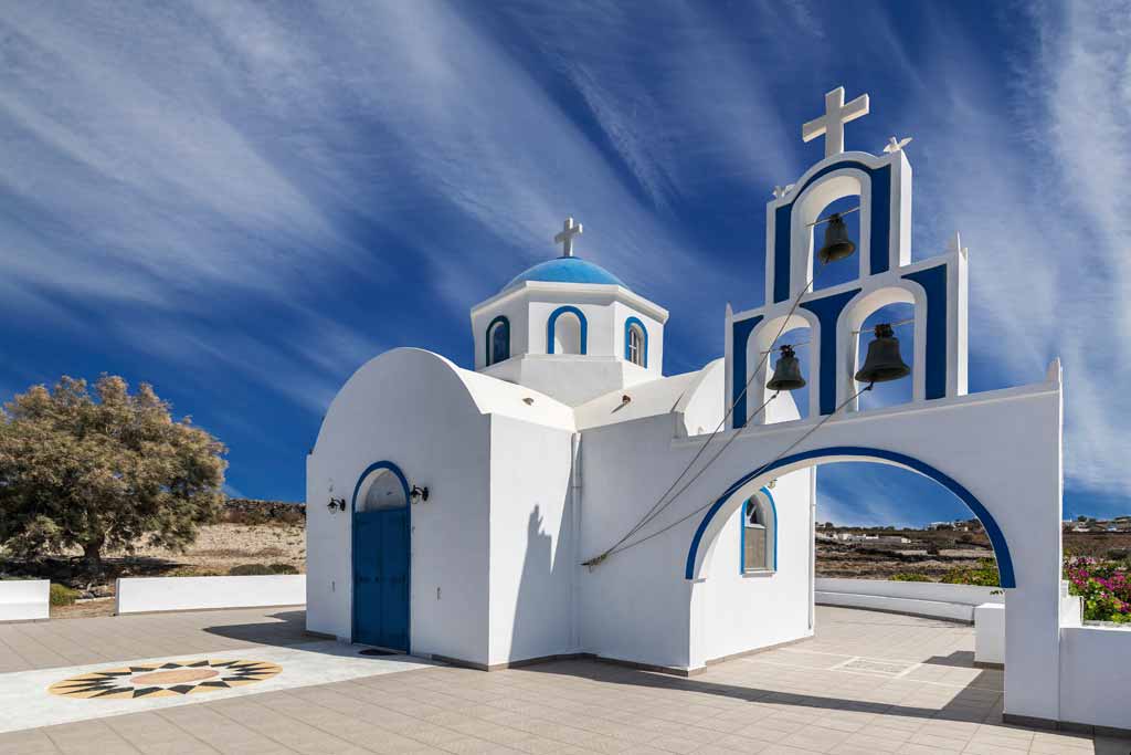 Church-of-St-Raphael,-Santorini by Dave Coates