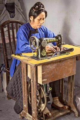Dave Coates - Annual Exhibition 2023 - Portrait Prints - 2nd Place - Chinese Seamstress