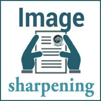 image sharpening